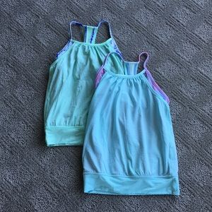 Ivivva tank top w built in sports bra bundle